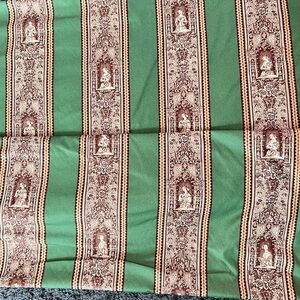Vtg Brunschwig Fils “Gothic Ladies” Fabric Winterthur 2001 3.25 Yards *Flaws*
